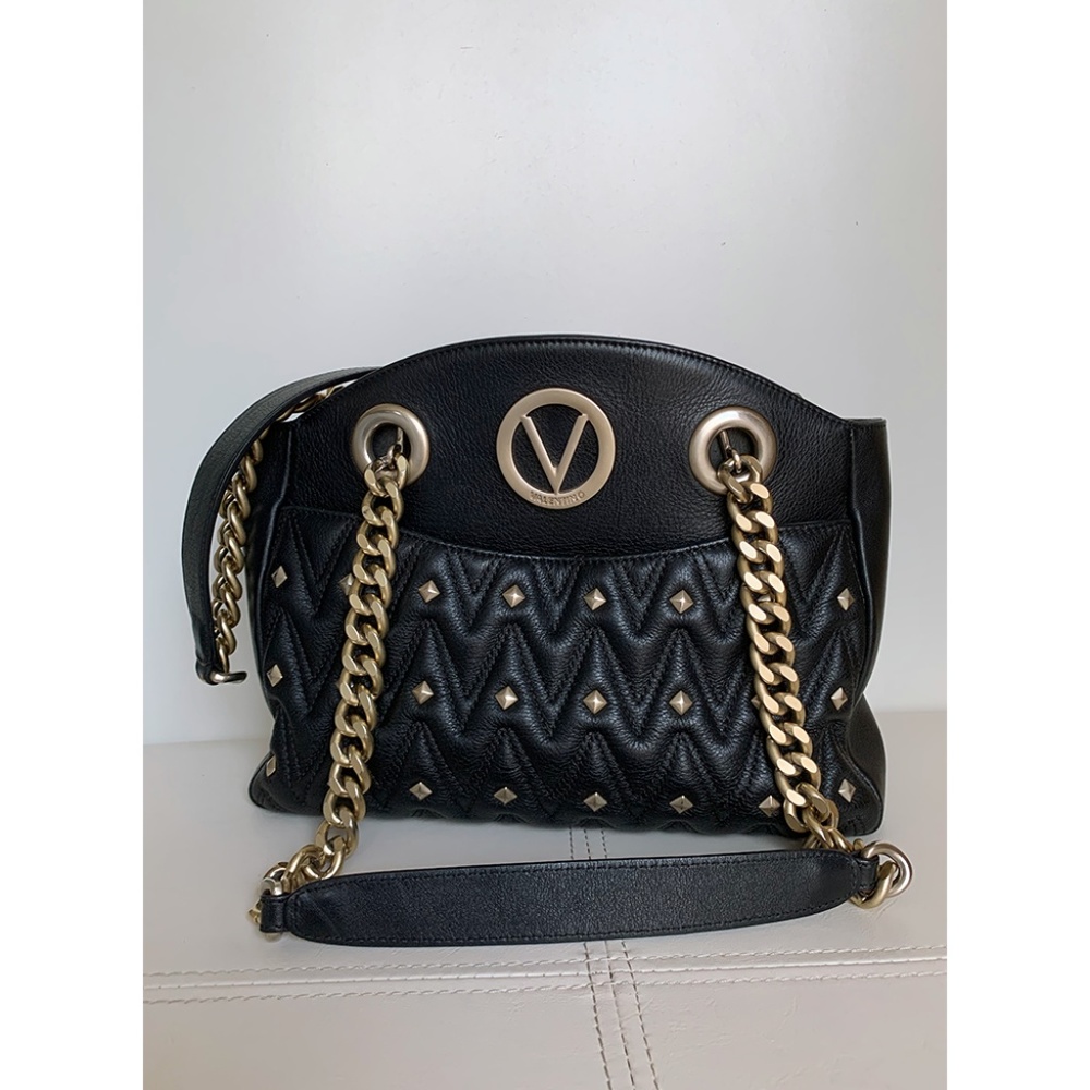 Mario Valentino Camelie D Sauvage Shoulder Bag